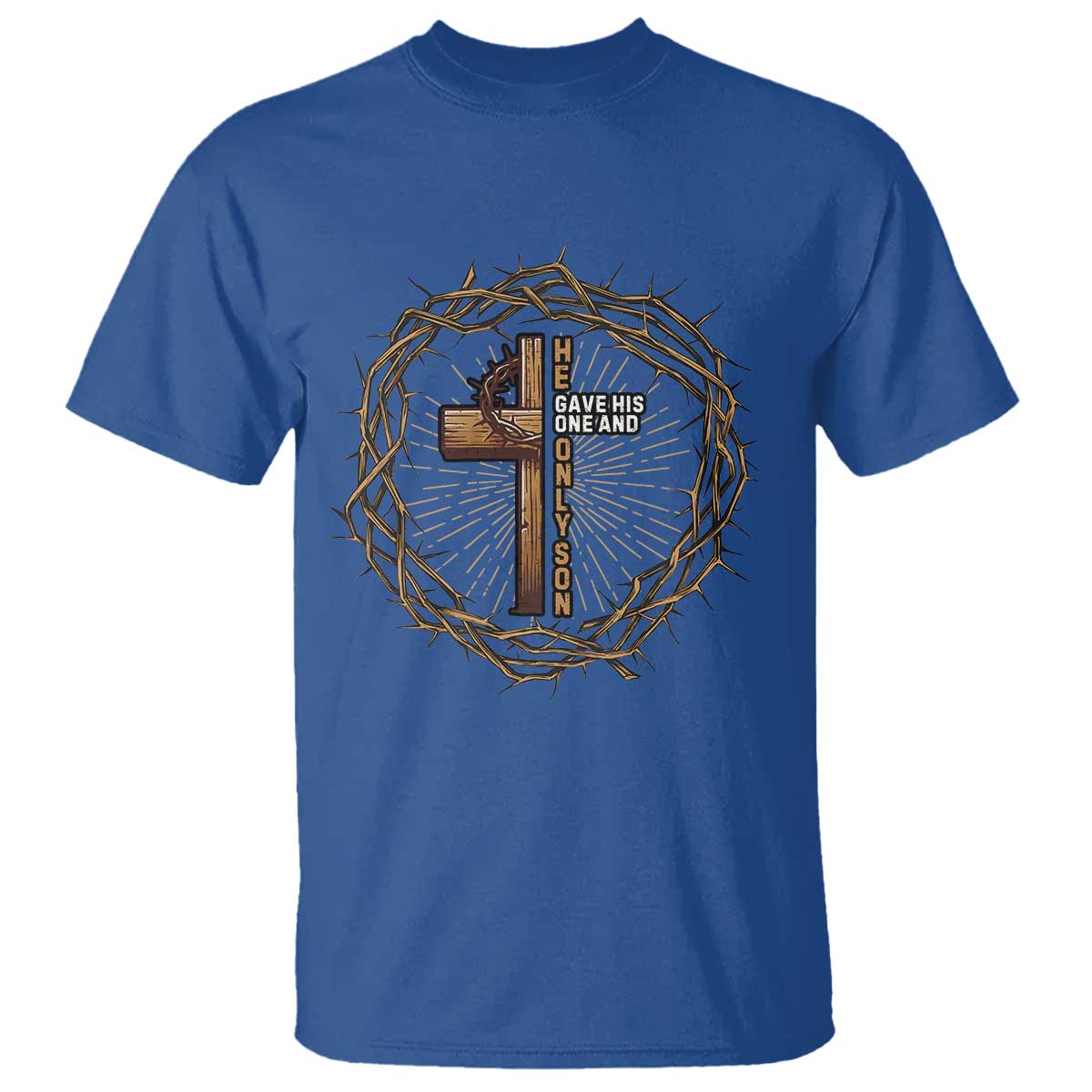 Christian Cross T Shirt Bible John 3:16 Jesus He Gave His Only Son Jesus Christian - Wonder Print Shop