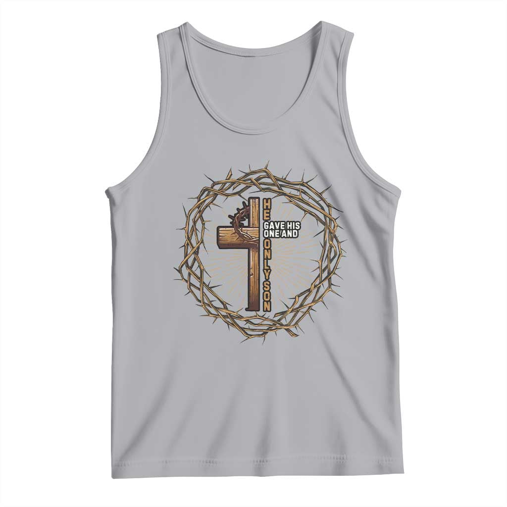 Christian Cross Tank Top Bible John 3:16 Jesus He Gave His Only Son Jesus Christian - Wonder Print Shop
