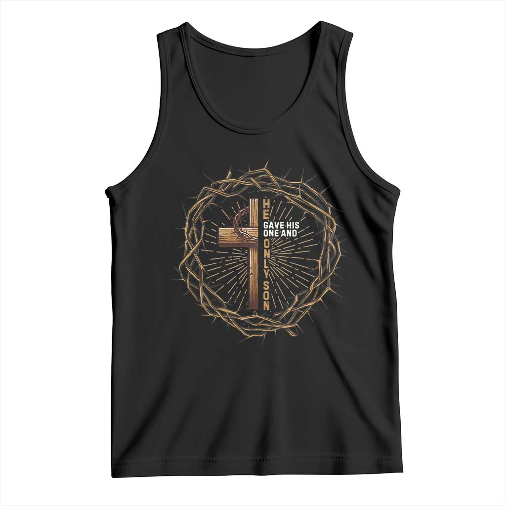 Christian Cross Tank Top Bible John 3:16 Jesus He Gave His Only Son Jesus Christian - Wonder Print Shop