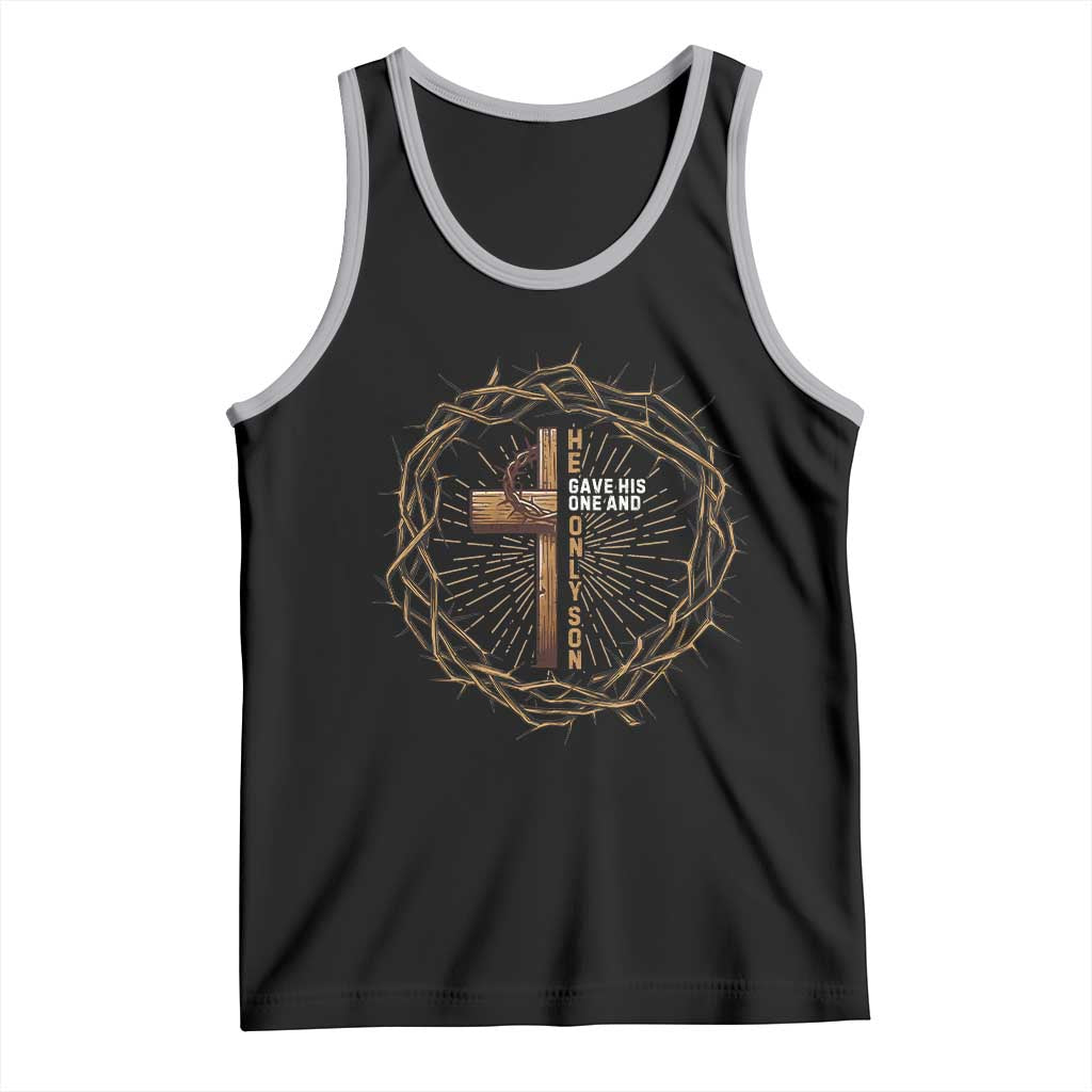 Christian Cross Tank Top Bible John 3:16 Jesus He Gave His Only Son Jesus Christian - Wonder Print Shop