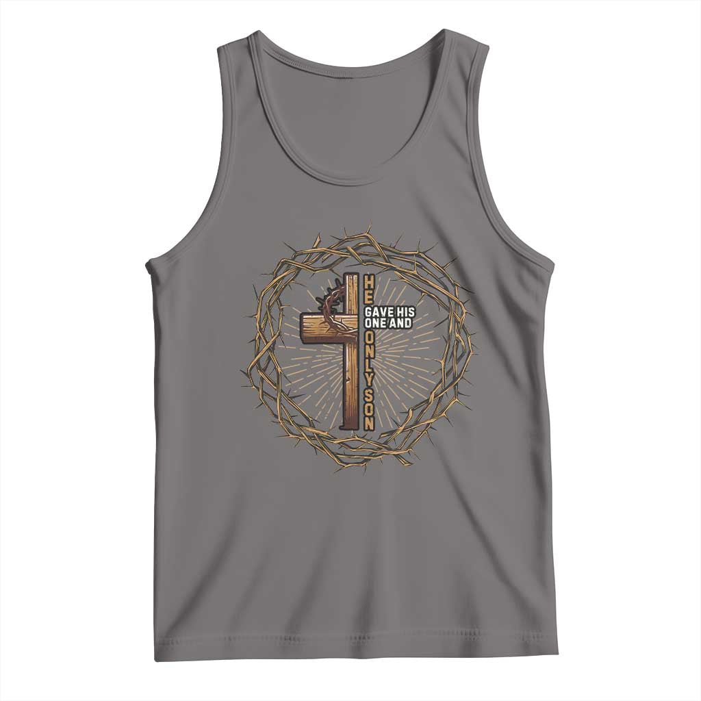 Christian Cross Tank Top Bible John 3:16 Jesus He Gave His Only Son Jesus Christian - Wonder Print Shop
