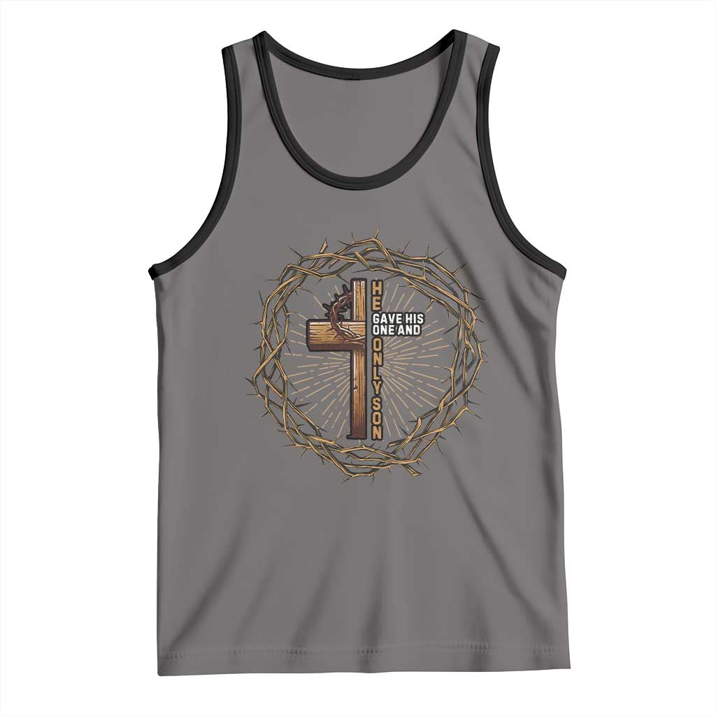 Christian Cross Tank Top Bible John 3:16 Jesus He Gave His Only Son Jesus Christian - Wonder Print Shop