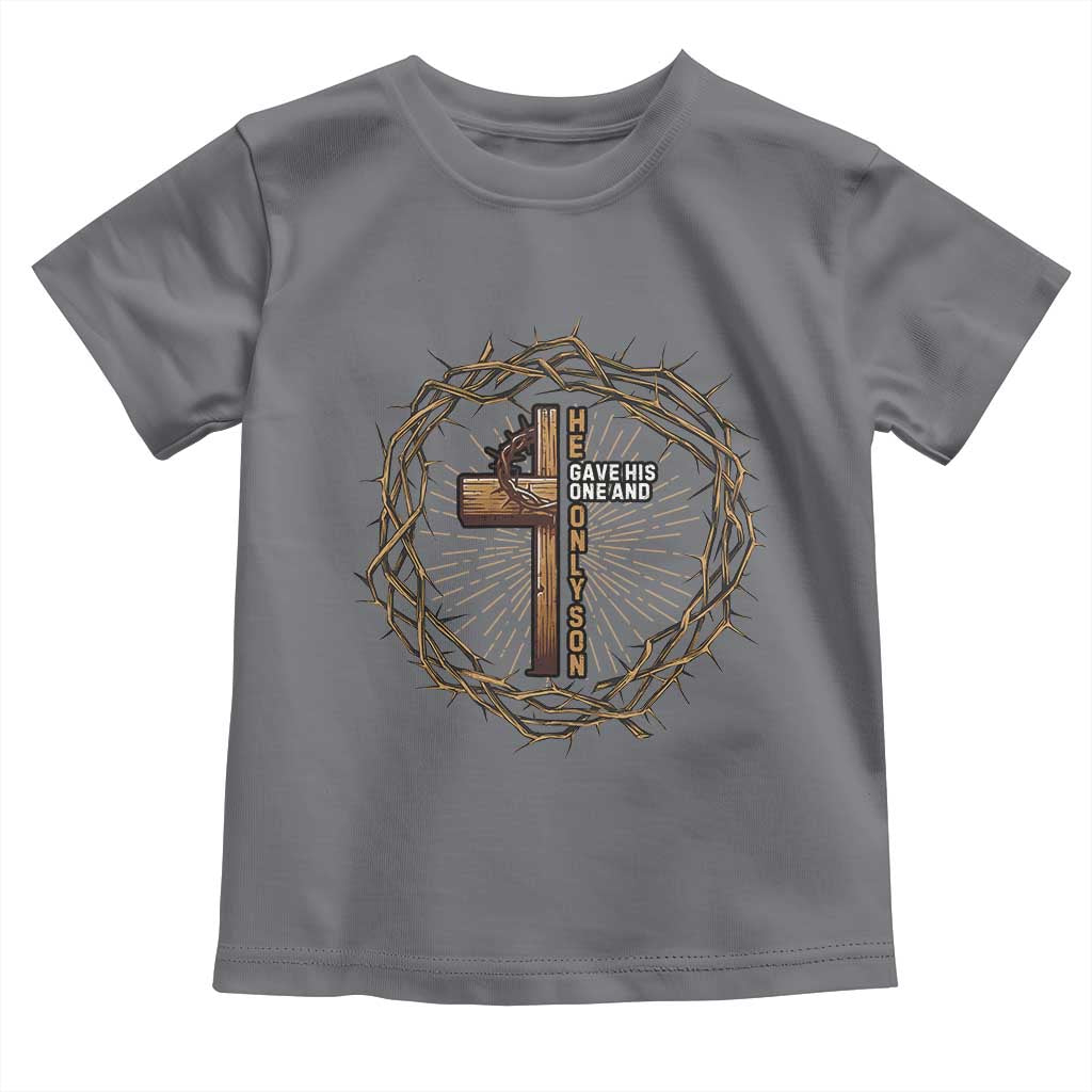 Christian Cross Toddler T Shirt Bible John 3:16 Jesus He Gave His Only Son Jesus Christian - Wonder Print Shop