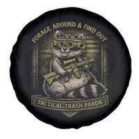 Tactical Trash Panda Spare Tire Cover Funny Raccoon Military Graphic Patriotic Veteran