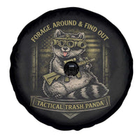 Tactical Trash Panda Spare Tire Cover Funny Raccoon Military Graphic Patriotic Veteran