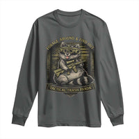 Tactical Trash Panda Long Sleeve Shirt Funny Raccoon Military Graphic Patriotic Veteran