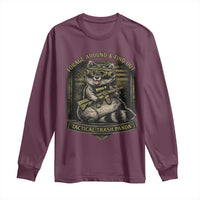 Tactical Trash Panda Long Sleeve Shirt Funny Raccoon Military Graphic Patriotic Veteran