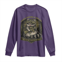 Tactical Trash Panda Long Sleeve Shirt Funny Raccoon Military Graphic Patriotic Veteran