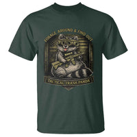 Tactical Trash Panda T Shirt Funny Raccoon Military Graphic Patriotic Veteran