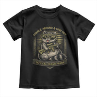 Tactical Trash Panda Toddler T Shirt Funny Raccoon Military Graphic Patriotic Veteran