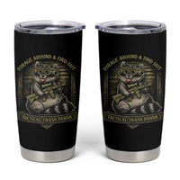 Tactical Trash Panda Tumbler Cup Funny Raccoon Military Graphic Patriotic Veteran