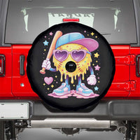 Funny Softball Drip Spare Tire Cover Ice Cream Sprinkles Softball Girls Kid