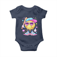 Funny Softball Drip Baby Onesie Ice Cream Sprinkles Softball Girls Kid