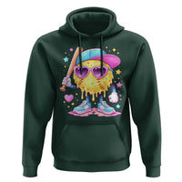 Funny Softball Drip Hoodie Ice Cream Sprinkles Softball Girls Kid