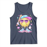 Funny Softball Drip Tank Top Ice Cream Sprinkles Softball Girls Kid