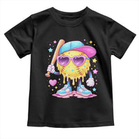 Funny Softball Drip Toddler T Shirt Ice Cream Sprinkles Softball Girls Kid