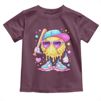 Funny Softball Drip Toddler T Shirt Ice Cream Sprinkles Softball Girls Kid
