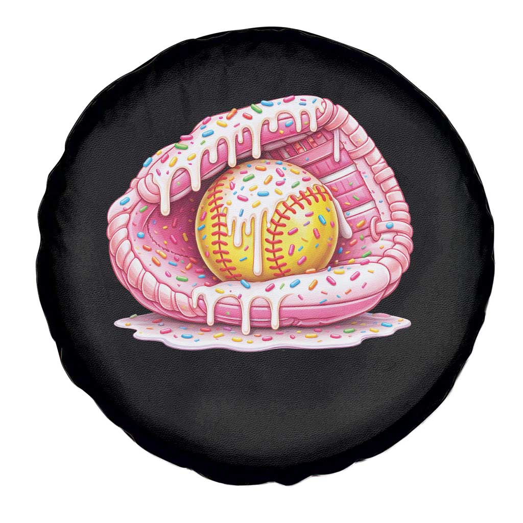Softball Drip Spare Tire Cover Ice Cream Sprinkles Softball Glove Girls Kid