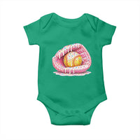 Softball Drip Baby Onesie Ice Cream Sprinkles Softball Glove Girls Kid