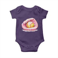 Softball Drip Baby Onesie Ice Cream Sprinkles Softball Glove Girls Kid