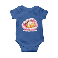 Softball Drip Baby Onesie Ice Cream Sprinkles Softball Glove Girls Kid