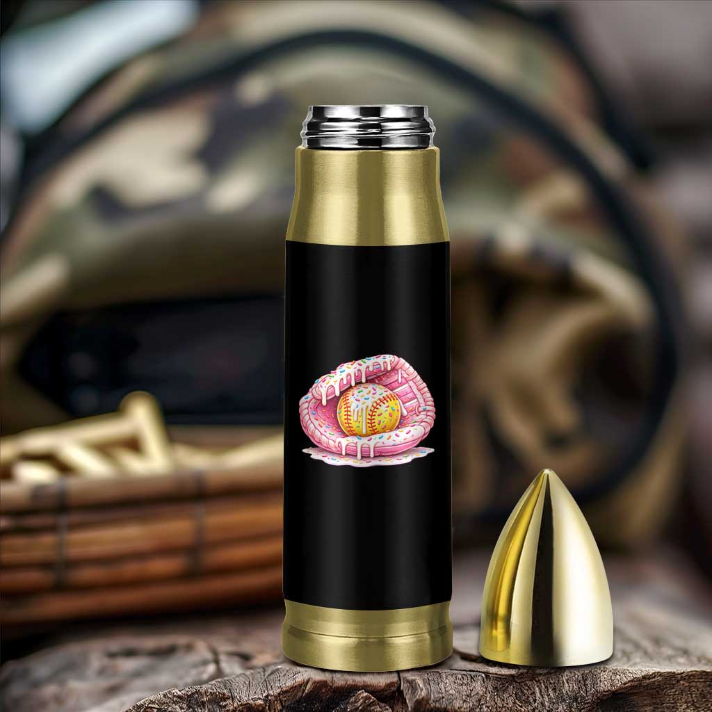 Softball Drip Bullet Tumbler Ice Cream Sprinkles Softball Glove Girls Kid