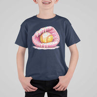 Softball Drip T Shirt For Kid Ice Cream Sprinkles Softball Glove Girls Kid