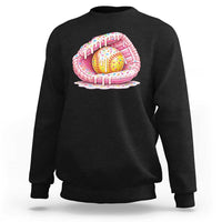 Softball Drip Sweatshirt Ice Cream Sprinkles Softball Glove Girls Kid