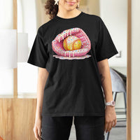 Softball Drip T Shirt For Women Ice Cream Sprinkles Softball Glove Girls Kid
