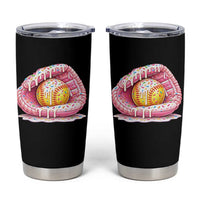 Softball Drip Tumbler Cup Ice Cream Sprinkles Softball Glove Girls Kid