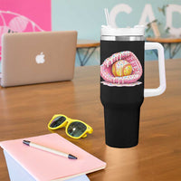 Softball Drip Tumbler With Handle Ice Cream Sprinkles Softball Glove Girls Kid