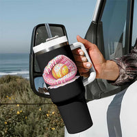 Softball Drip Tumbler With Handle Ice Cream Sprinkles Softball Glove Girls Kid