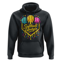 Softball Drip Hoodie Ice Cream Sprinkles Softball Life Style