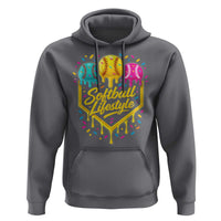 Softball Drip Hoodie Ice Cream Sprinkles Softball Life Style
