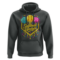 Softball Drip Hoodie Ice Cream Sprinkles Softball Life Style