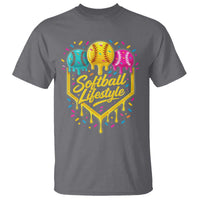 Softball Drip T Shirt Ice Cream Sprinkles Softball Life Style