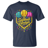 Softball Drip T Shirt Ice Cream Sprinkles Softball Life Style
