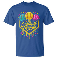Softball Drip T Shirt Ice Cream Sprinkles Softball Life Style