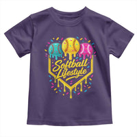 Softball Drip Toddler T Shirt Ice Cream Sprinkles Softball Life Style
