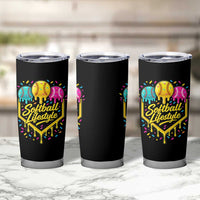 Softball Drip Tumbler Cup Ice Cream Sprinkles Softball Life Style