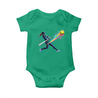 Softball Player Drip Baby Onesie