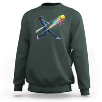 Softball Player Drip Sweatshirt