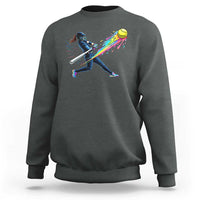 Softball Player Drip Sweatshirt