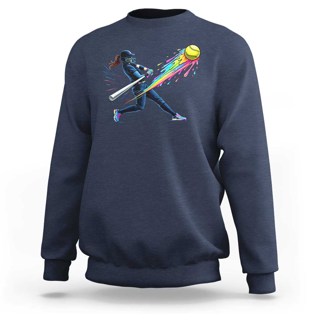 Softball Player Drip Sweatshirt