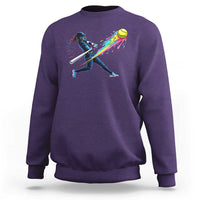 Softball Player Drip Sweatshirt
