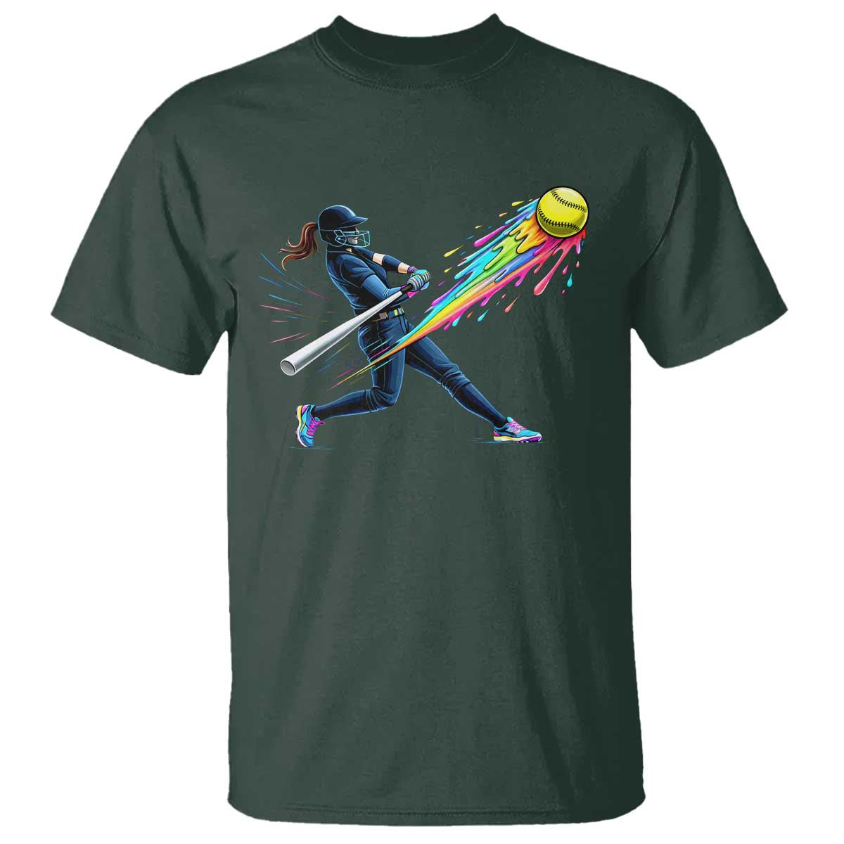 Softball Player Drip T Shirt