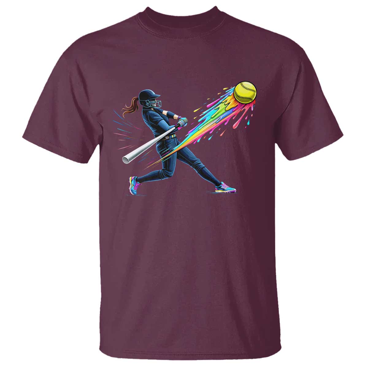 Softball Player Drip T Shirt