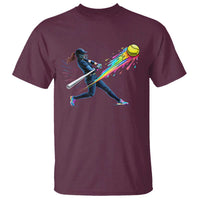 Softball Player Drip T Shirt