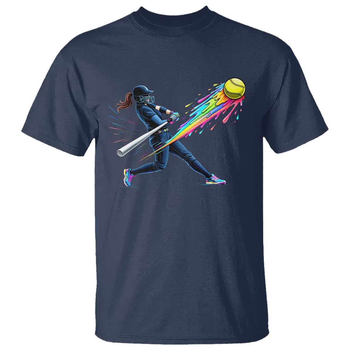Softball Player Drip T Shirt