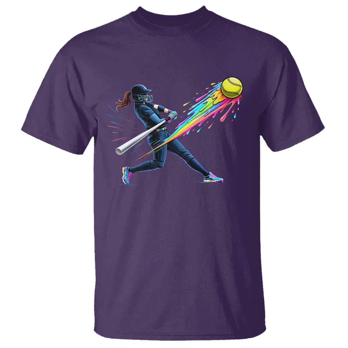 Softball Player Drip T Shirt